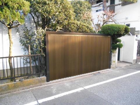 施工後の写真（全閉時）