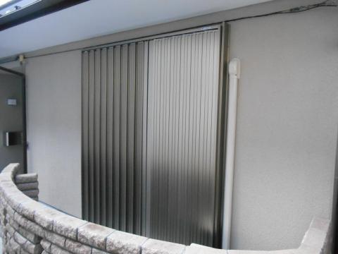 施工後の写真（全閉時）