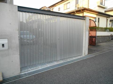 施工後の写真（全閉時）