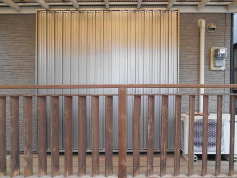 施工後の写真（全閉時）